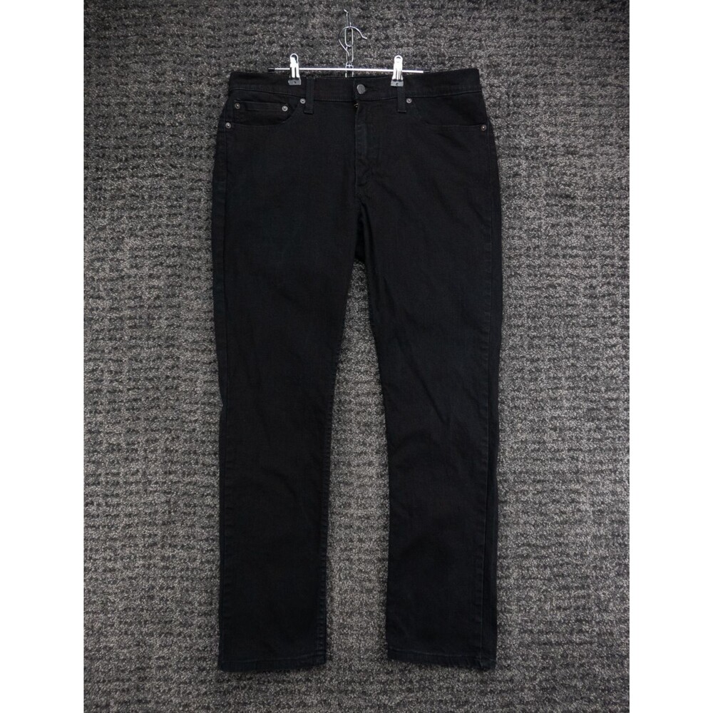 Levis 511 Jeans Mens 36x32 Actual 36x31 Black Slim Fit Stretch Denim Hipster